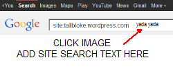 Specific Talkshop Google site search